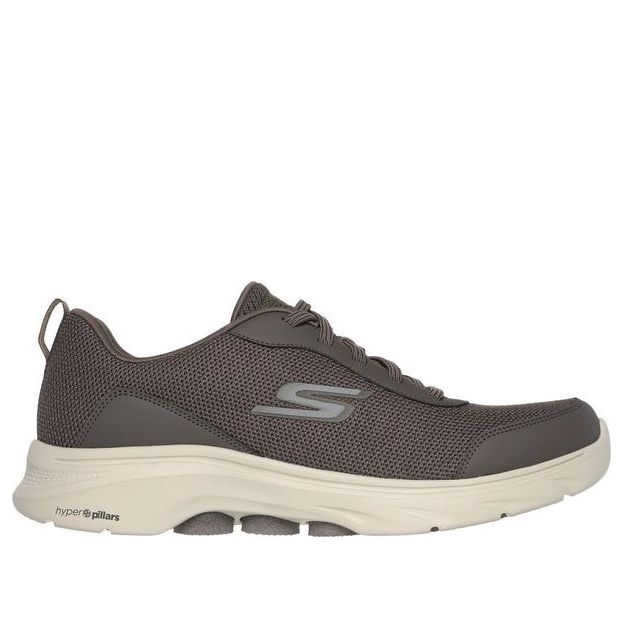 Skechers GOWalk 7 Lace Up Trainer 'Brown' 216644-TPE-KICKS CREW