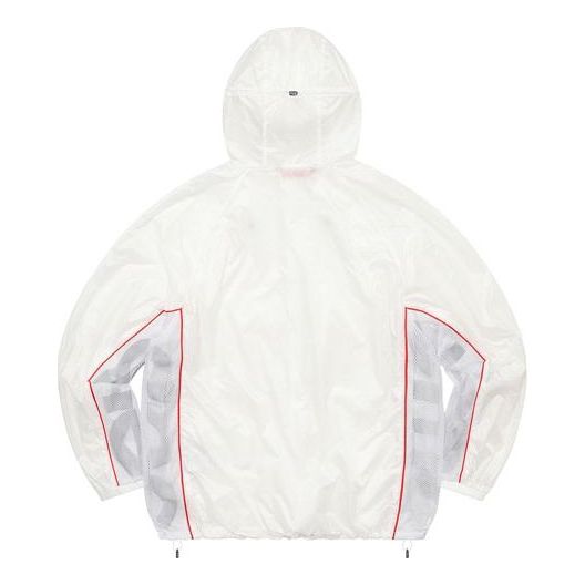 Supreme Ripstop Hooded Windshell 'White Grey' SUP-SS22-812