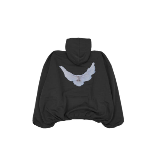 Yeezy Gap Engineered By Balenciaga SS22 Dove Hoodie 'Black' 460551-00