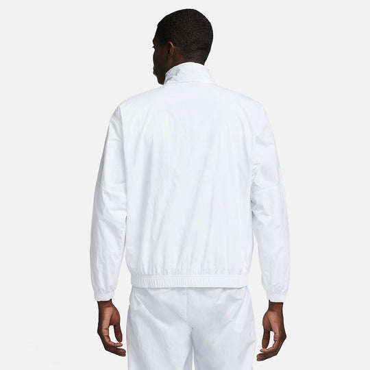 Nike Sportswear Solo Swoosh Track Jacket 'White' DQ5200-100 - KICKS CREW