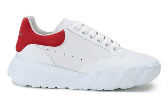 (WMNS) Alexander McQueen Court Trainer 'White Red' 633915WHZ969676 ...