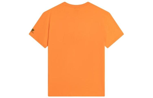 New Balance Logo Print Tee 'Orange Green' AMT22365-SKS - KICKS CREW