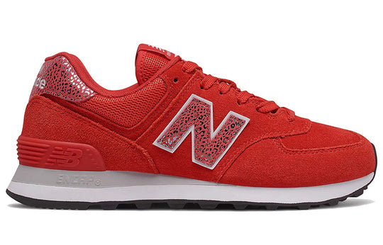 (WMNS) New Balance 574 'Animal Print - Red' WL574AR2 - KICKS CREW