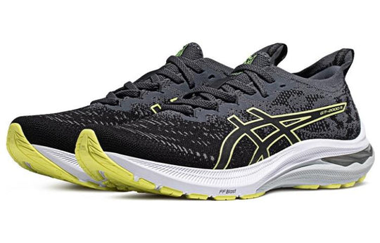 ASICS GT-2000 11 MK Knit 'Black Glow Yellow' 1011B566-002-KICKS CREW