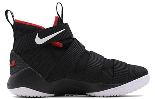 Lebron soldier on sale xi black/white/university red