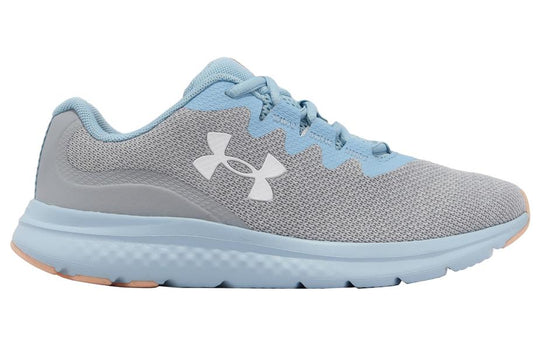 (WMNS) Under Armour Charged Impulse 3 Knit 'Mod Grey Blizzard' 3026686 ...