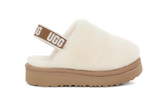 (GS) UGG Fluff Yeah Clog 'Natural' 1123633T-NAT