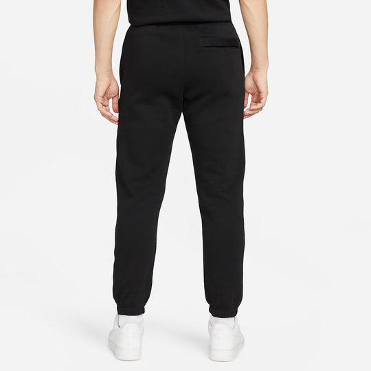 Nike Club Fleece Logo Pants 'Black' DX0796-010 - KICKS CREW