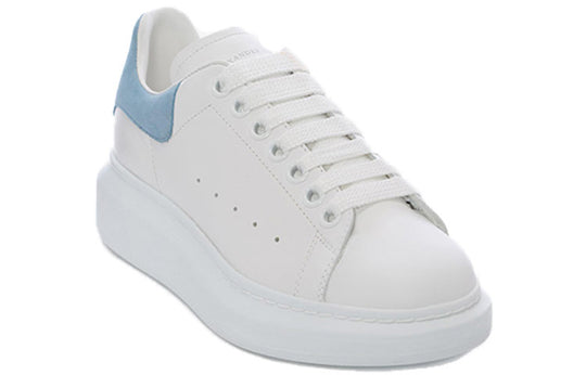 (WMNS) Alexander McQueen Oversized Sneaker 'White Dream Blue Suede' 55 ...