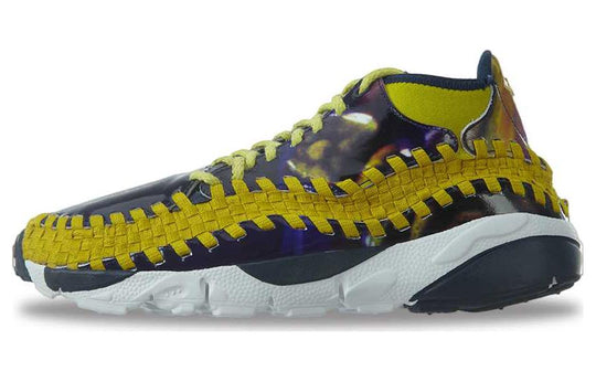 Nike Air Footscape Woven Chukka YOTH QS 'Light Midnight Bright Citron ...