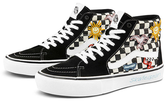 Vans Skateistan x Skate SK8-HI 'Checkerboard' VN0A5FCC89C - KICKS CREW