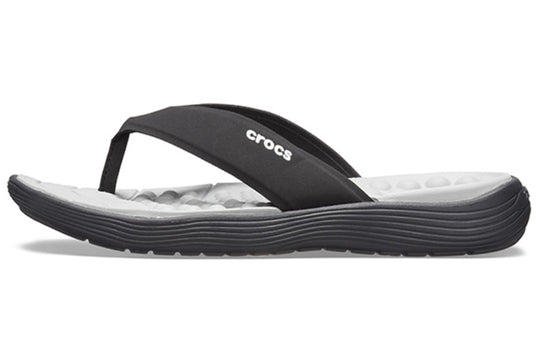 Crocs Reviva Flip Flops Black