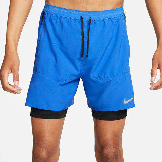 Nike Stride Dri-FIT Hybrid Running Shorts 'Blue' DM4757-480-KICKS CREW