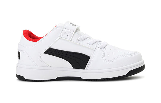 (PS) PUMA Rebound Layup Lo Sl Casual Shoes White/Red/Black 370492-01 ...