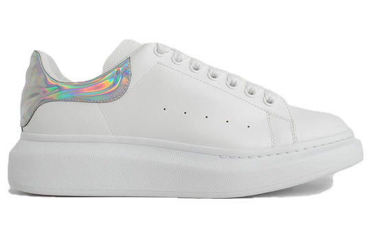 Alexander McQueen Oversized Low-Top Sneakers 'White Silver' 688525WHVIU9071