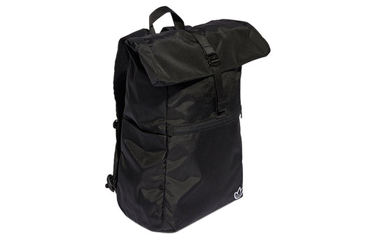 adidas Premium Essentials Roll-Top Backpack 'Black' IJ0766 - KICKS CREW