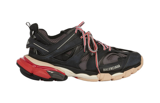 Balenciaga track sneakers 2024 black and red