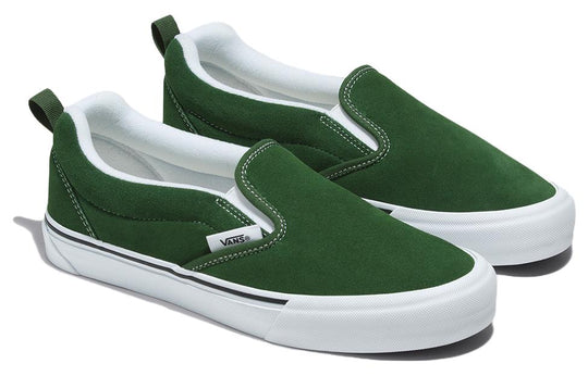 Vans Knu Slip-On 'Green True White' VN0009QDBGN - KICKS CREW