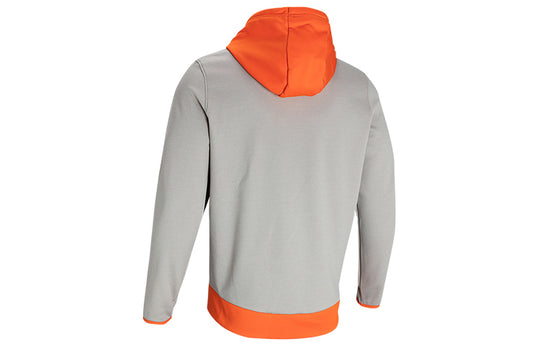 Under Armour Fleece Textured Full Zip Hoodie 'Orange Light Brown' 1360718-200