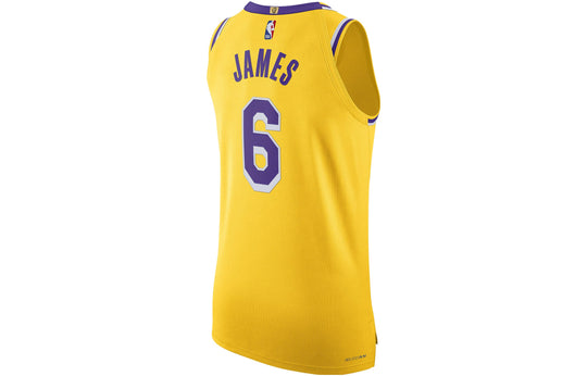 Nike x NBA Lakers LeBron James Jerseys 'Yellow' DM6028-728