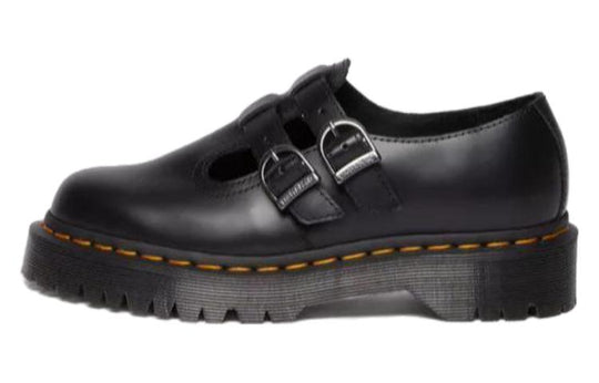 (WMNS) Dr. Martens 8065 II Bex Smooth Leather Platform Mary Jane 'Blac ...