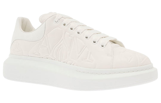 Alexander McQueen Oversized Shoes 'Quilted White' 735767WID719000