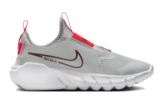 (GS) Nike Flex Runner 2 'Light Smoke Team Red' DJ6038-009 - KICKS CREW