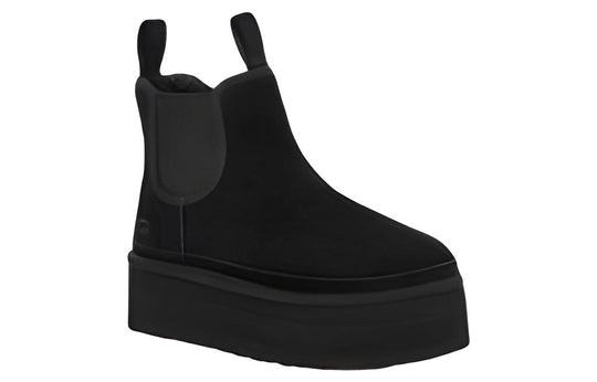 (WMNS) UGG Neumel Platform Chelsea Boot 'Black' 1134526-BLK - KICKS CREW