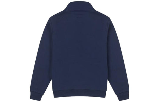 Converse All Star Retro Quarter Zip Sweater 'Navy' 10025910-A01-KICKS CREW