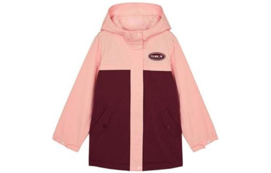 (GS) Skechers SKX Logo Printed 3-In-1 Jacket Suit 'Pink Burgundy' L321G104