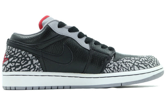 Air Jordan 1 Phat Low 'Black Cement' 350571-061 - KICKS CREW