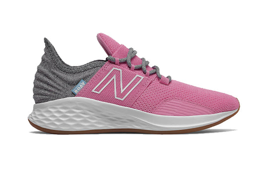 New Balance Fresh Foam Roav Tee Shirt Grey Pink Kids GEROVTC - KICKS CREW