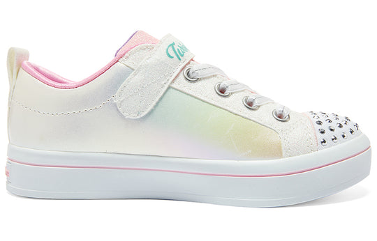 (GS) Skechers Twinkle Toes 'White Multi' 314454L-WMLT - KICKS CREW