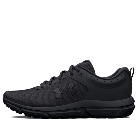 Under Armour Charged Assert 10 4E Wide 'Triple Black' 3026176-002 ...