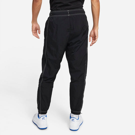 Nike NSW WR + LND Wovan Pant 'Black White' DM6859-010-KICKS CREW