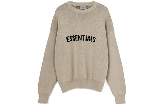 Fear of God Essentials FW21 Knit Pullover Sweater Linen FOG-FW21-109 ...