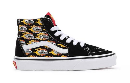 Vans Flame Logo Repeat SK8-HI High-Top Sneakers K Black/Yellow VN000D5 ...