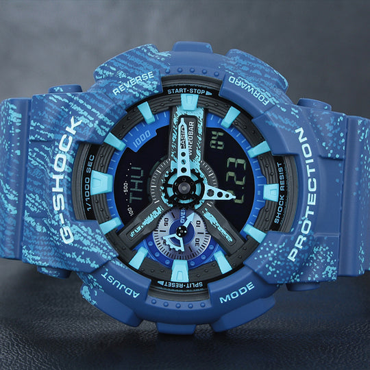 CASIO G-Shock Analog-Digital 'Blue' GA-110TX-2A