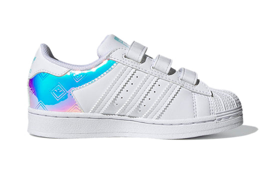 (PS) adidas originals Superstar 'White Pulse Aqua' H03950-KICKS CREW