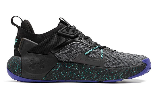 Under Armour PROJECT ROCK 6 - Training shoe - black/stealth  gray/neptune/black 