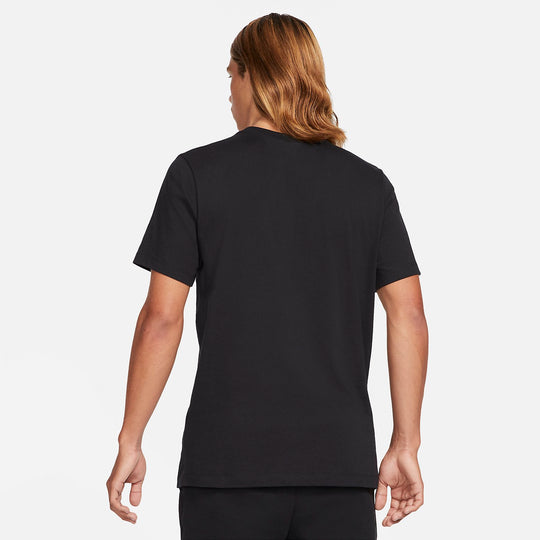 Nike Sportswear Swoosh T-Shirt 'Black' DC5094-010 - KICKS CREW