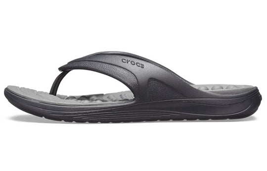Crocs Reviva Flip Flops Black