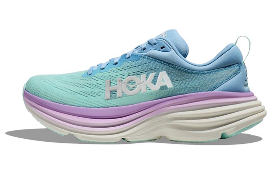 (WMNS) Hoka One One Bondi 8 D Wide 'Airy Blue Sunlit Ocean Purple' 112 ...