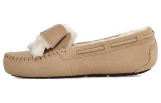 (WMNS) UGG Dakota Fur Bow 'Sand' 1138373-SAN