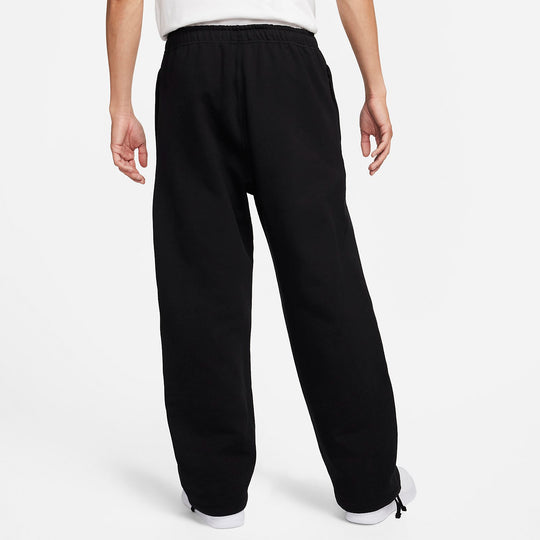 Nike Nike Sportswear NSW Swoosh Open Hem Fleece Pants 'Black' FN3343-0 ...