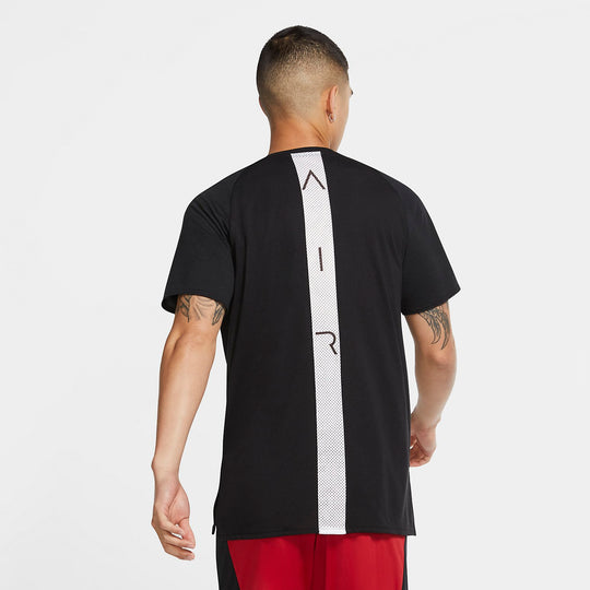 Air Jordan Basketball Wear Short Sleeve Shirt 'Black' CU1023-010