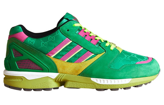 adidas Originals GUCCI ZX 8000 Sneakers 'Green Yellow Pink' 721937 