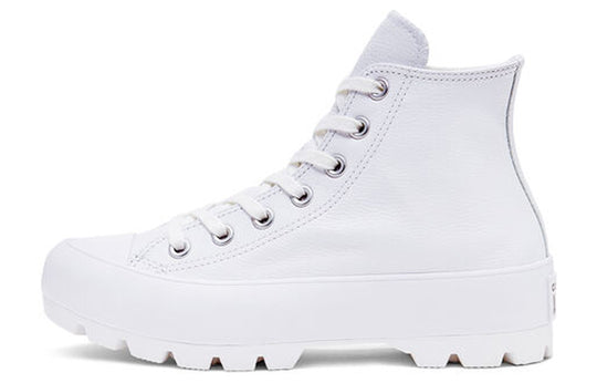 (WMNS) Converse Chuck Taylor All Star Lugged Leather High 'White' 5671 ...