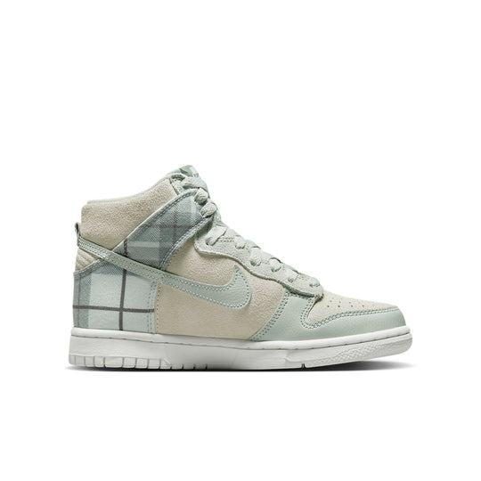 (GS) Nike Dunk High SE 'Mint Plaid' DV1724-100