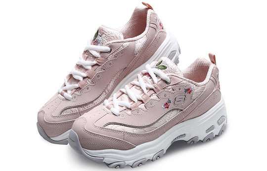 Skechers D'Lites Bright Blossoms Pink Sneakers Shoes Style 11977